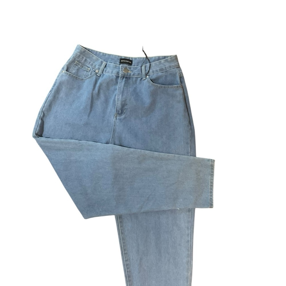 PrettyLittleThing Blue High Rise Jeans - Picture 3 of 6